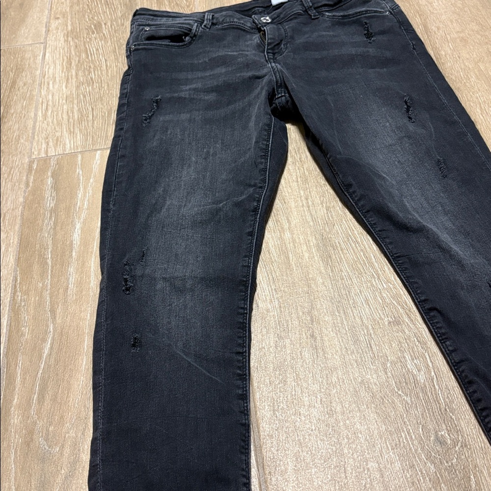 Dark gray H&M jean jeggings 31/32 - Picture 7 of 8